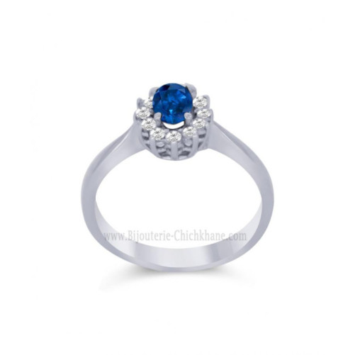 Bague femme en Or Blanc 18 Carats Ref 60515 | Chichkhane