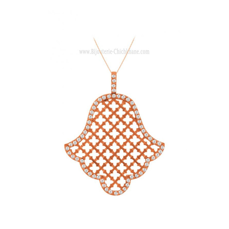 Pendentif Main De Fatma Diamants 60442 Pendentif Main De Fatma Diamants 60442
