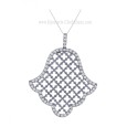 Pendentif Main De Fatma Diamants 60441 Pendentif Main De Fatma Diamants 60441