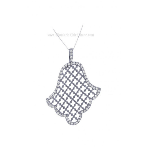 Pendentif Main De Fatma Diamants 60441