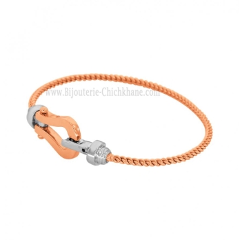 Bracelet femme en Or Bicolore 18 Carats Ref 60303 | Chichkhane