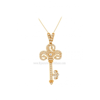 Pendentif femme en Or Jaune 18 Carats Ref 60282 | Chichkhane