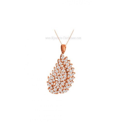 Pendentif femme en Or Rose 18 Carats Ref 60277 | Chichkhane