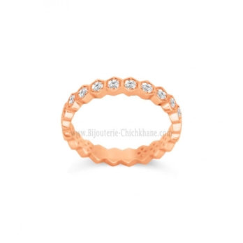 Bague femme en Or Rose 18 Carats Ref 60246 | Chichkhane