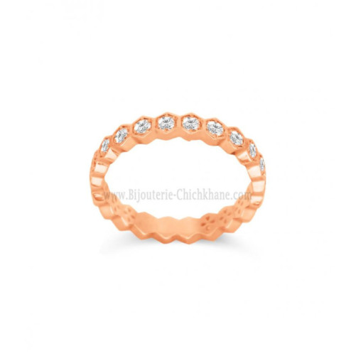 Bague femme en Or Rose 18 Carats Ref 60246 | Chichkhane