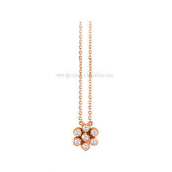 Collier femme en Or Rose 18 Carats Ref 59818 | Chichkhane