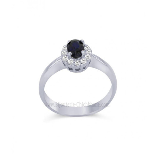 Bague femme en Or Blanc 18 Carats Ref 59813 | Chichkhane