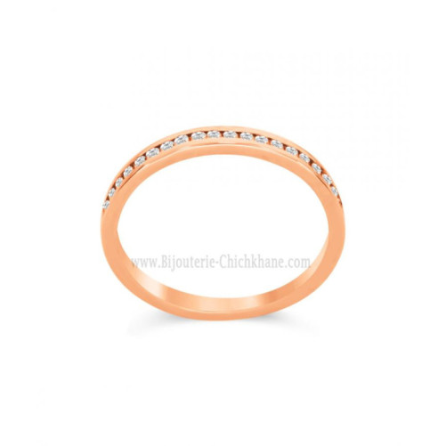 Alliance femme en Or Rose 18 Carats Ref 59806 | Chichkhane