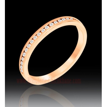 Alliance femme en Or Rose 18 Carats Ref 59806 | Chichkhane