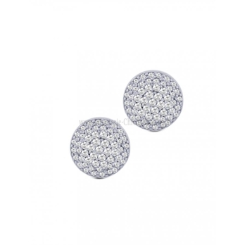 Boucles d'oreilles femme en Or Blanc 18 Carats Ref 59741 | Chichkhane