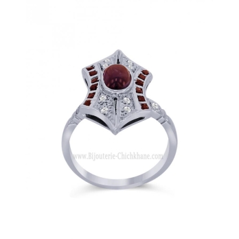 Bague femme en Or Blanc 18 Carats Ref 59665 | Chichkhane
