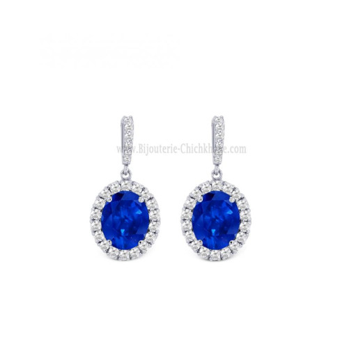 Pendentif femme en Or Blanc 18 Carats Ref 59026 | Chichkhane
