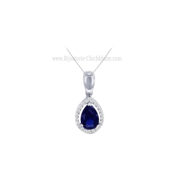 Pendentif femme en Or Blanc 18 Carats Ref 59024 | Chichkhane