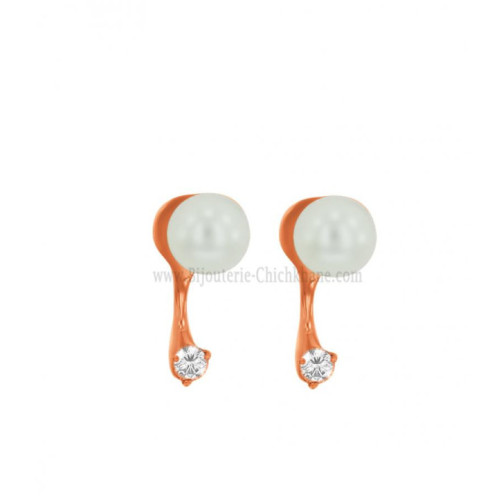Boucles d'oreilles femme en Or Rose 18 Carats Ref 59601 | Chichkhane