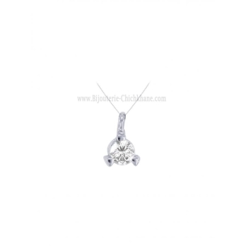 Collier femme en Or Blanc 18 Carats Ref 59489 | Chichkhane