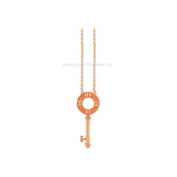 Collier femme en Or Rose 18 Carats Ref 58760 | Chichkhane