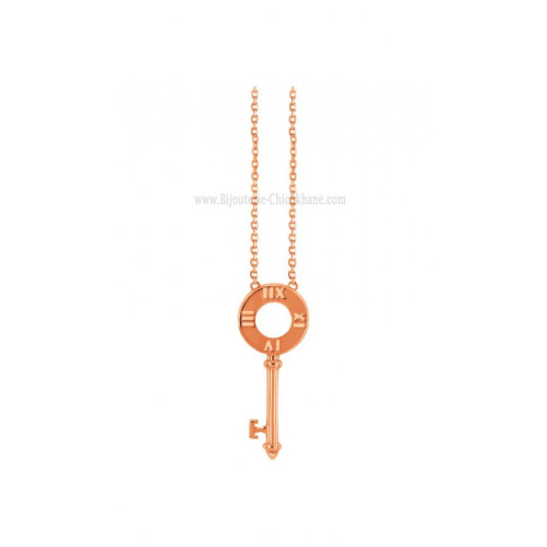 Collier femme en Or Rose 18 Carats Ref 58760 | Chichkhane