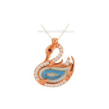Collier femme en Or Rose 18 Carats Ref 58636 | Chichkhane
