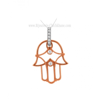 Pendentif femme en Or Rose 18 Carats Ref 59538 | Chichkhane
