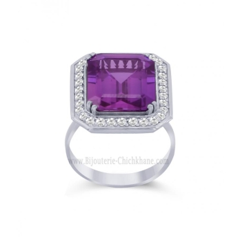 Bague femme en Or Blanc 18 Carats Ref 59550 | Chichkhane