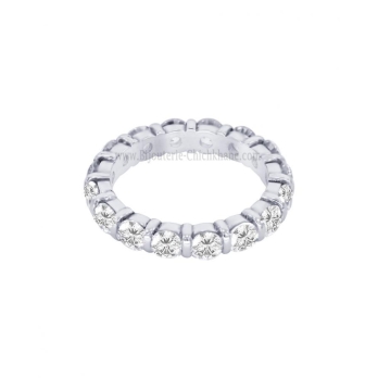 Alliance femme en Or Blanc 18 Carats Ref 58867 | Chichkhane