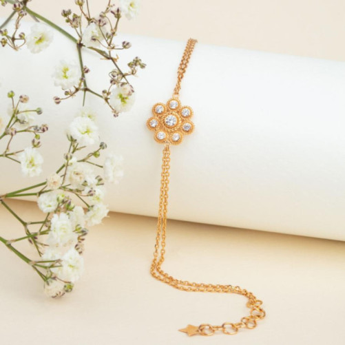 Gourmette femme en Or Rose 18 Carats Ref 68291 | Chichkhane