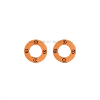 Boucles d'oreilles femme en Or Rose 18 Carats Ref 58771 | Chichkhane