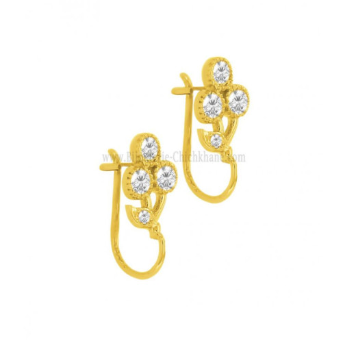 Boucles d'oreilles bébé en Or Jaune 18 Carats Ref 58718 | Chichkhane