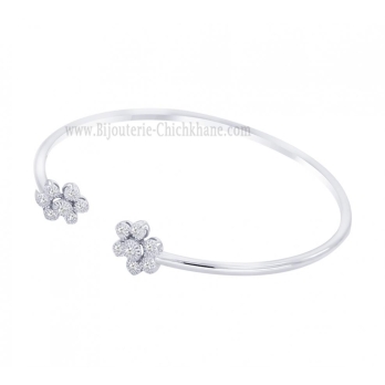 Bracelet femme en Or Blanc 18 Carats Ref 59258 | Chichkhane