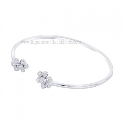 Bracelet femme en Or Blanc 18 Carats Ref 59258 | Chichkhane