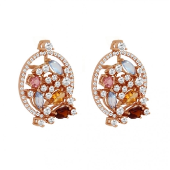 Boucles D'oreilles Diamants 58584