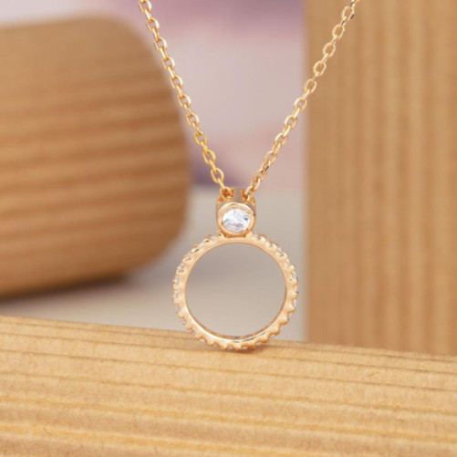 Collier femme en Or Rose 18 Carats Ref 68273 | Chichkhane