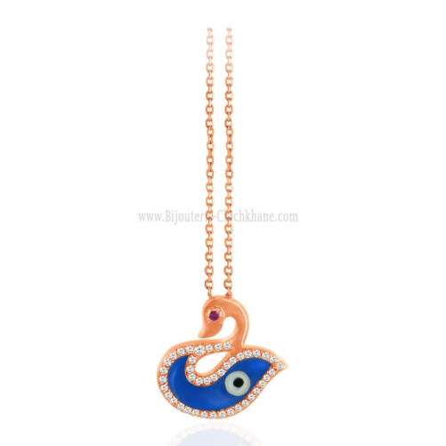 Collier femme en Or Rose 18 Carats Ref 58635 | Chichkhane