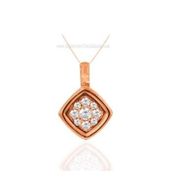 Collier femme en Or Rose 18 Carats Ref 59225 | Chichkhane