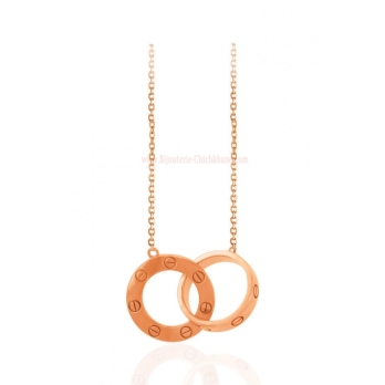Collier femme en Or Rose 18 Carats Ref 58769 | Chichkhane