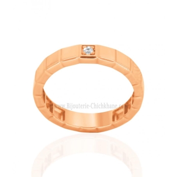 Alliance femme en Or Rose 18 Carats Ref 58549 | Chichkhane