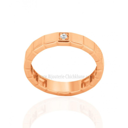 Alliance femme en Or Rose 18 Carats Ref 58549 | Chichkhane