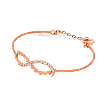 Bracelet femme en Or Rose 18 Carats Ref 58662 | Chichkhane
