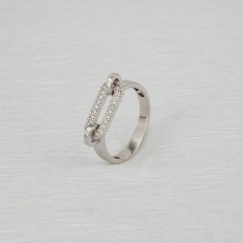 Bague femme en Or Blanc 18 Carats Ref 58628 | Chichkhane