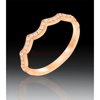 Alliance femme en Or Rose 18 Carats Ref 58595 | Chichkhane