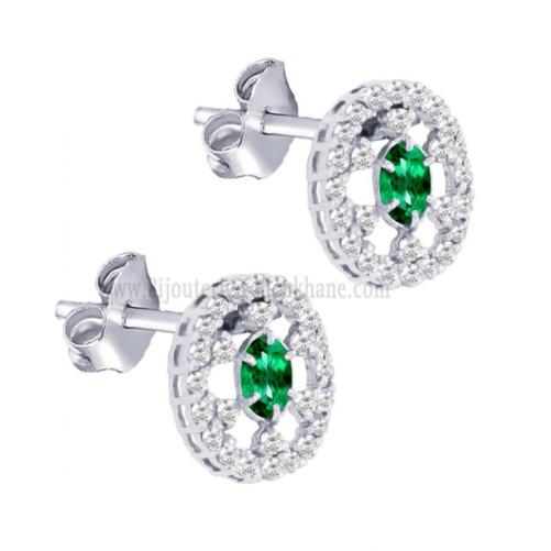 Boucles D'oreilles Diamants 58298