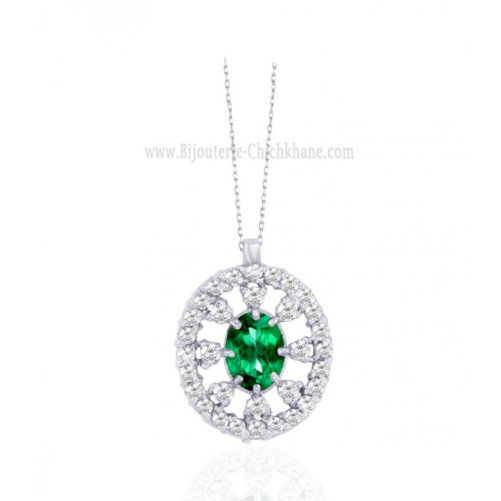 Collier femme en Or Blanc 18 Carats Ref 58297 | Chichkhane