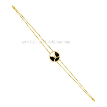 Gourmette femme en Or Jaune 18 Carats Ref 58017 | Chichkhane