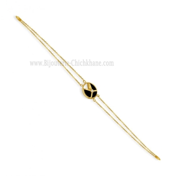 Gourmette femme en Or Jaune 18 Carats Ref 58017 | Chichkhane