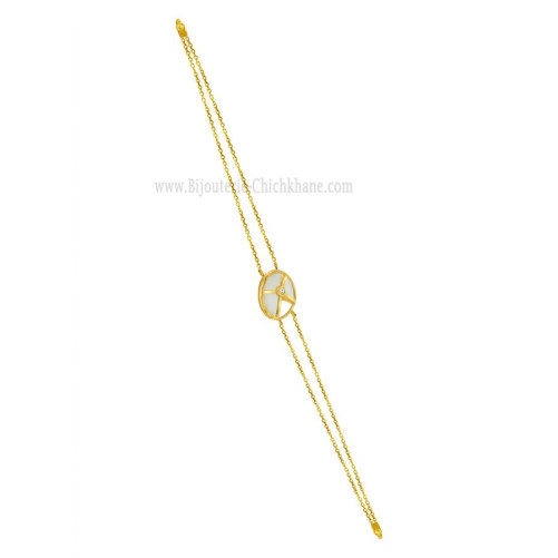 Gourmette femme en Or Jaune 18 Carats Ref 58015 | Chichkhane