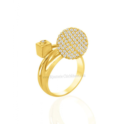Bague femme en Or Jaune 18 Carats Ref 58001 | Chichkhane