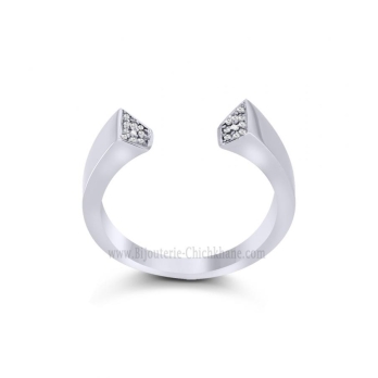 Bague femme en Or Blanc 18 Carats Ref 57929 | Chichkhane