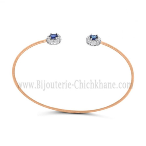 Bracelet femme en Or Bicolore  18 Carats Ref 57888 | Chichkhane