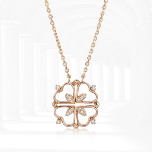 Collier femme en or rose 18 carats Ref 67414 | Chichkhane