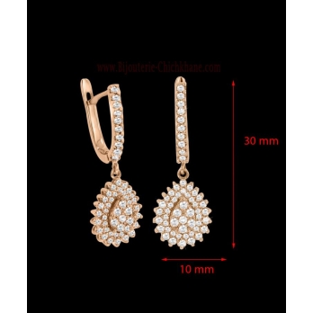Boucles D'oreilles Zircon 57824